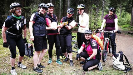 MTB Fahrtechnik girls only - Leckeres zwischendurch