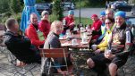 MTB Frankenwaldsteigla - Pause an der Radspitze