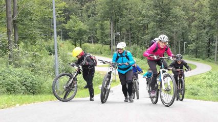 Richtig bergauffahren