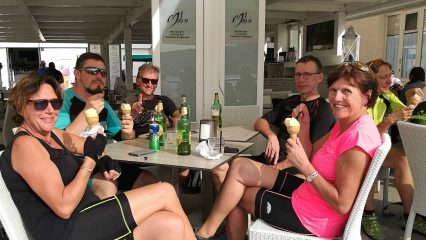 Verdientes Eis nach Tourende