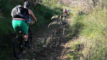 Ausgewaschene Wege und Trails