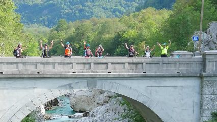 Die Napoleonsbrücke bei Kobarid