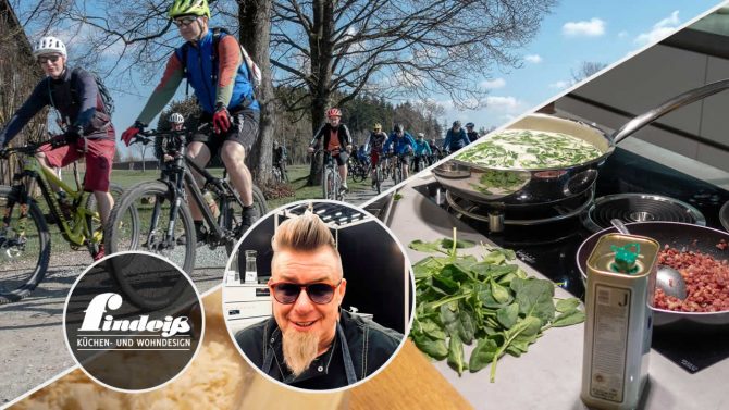 Bike & Pasta mit MTB Guide&Tech und Küchencenter Findeiß
