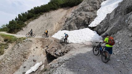 Abfahrt vom Dirstentrittkreuz