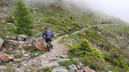 Auf dem Trail nach Prad