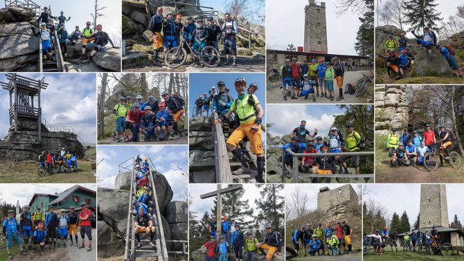 MTB-Tour im Fichtelgebirge über 14 Gipfel