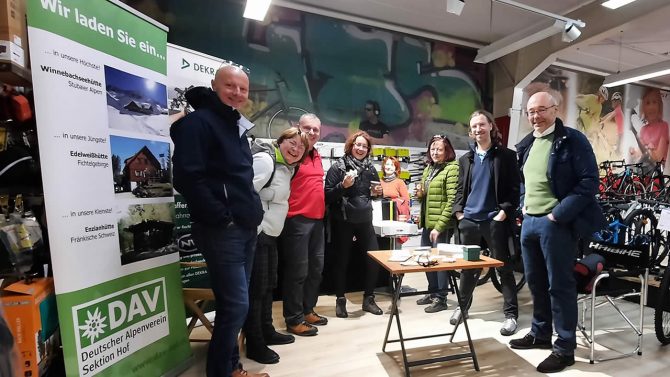 DAV-Bikecheck in der Bike Station Hof