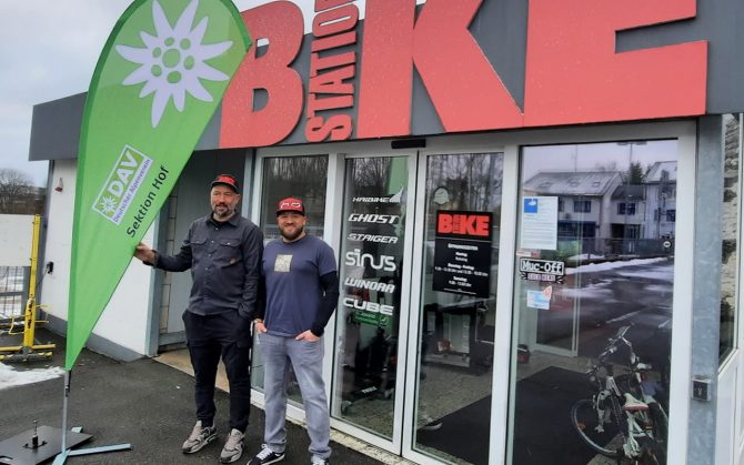 DAV-Bikecheck in der Bike Station Hof