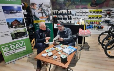 DAV-Bikecheck in der Bike Station Hof