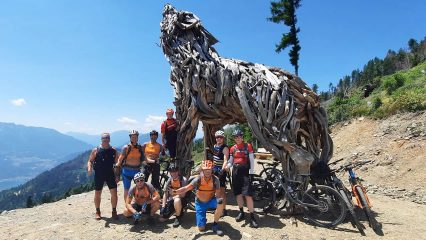 Mit dem MTB unterwegs auf den Straßen der Helden
