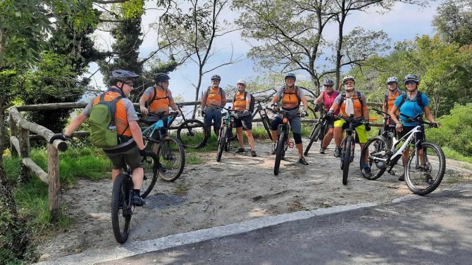 Singletrail-Woche am Comersee