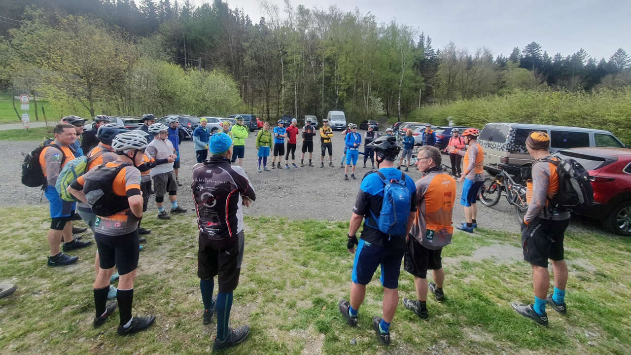 Saisonstart der MTB-Abteilung der DAV Sektion Hof