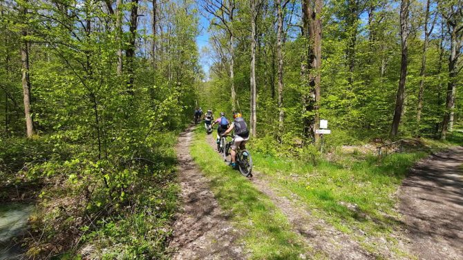 Unterwegs auf dem Panoramaweg Steigerwald