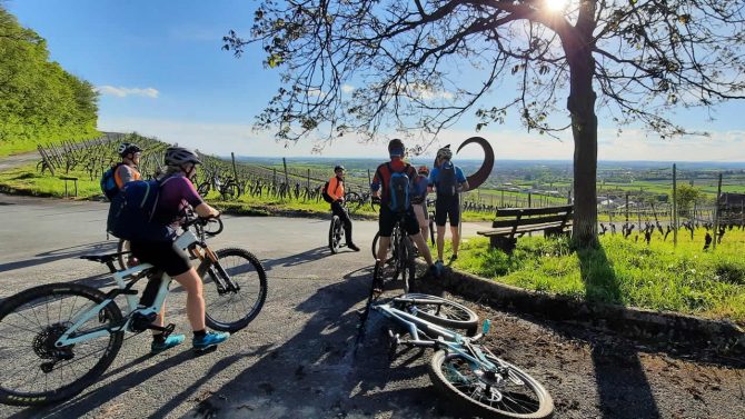 Unterwegs auf dem Panoramaweg Steigerwald