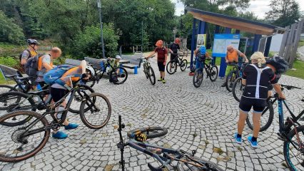 Heiß und knackig: Bleiloch, MTB und Roster