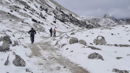 Mit dem MTB auf dem Giro speciale delle Dolomiti