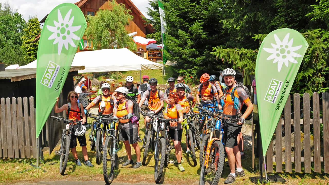 MTB-Tour zum DAV-Sommerfest auf der Edelweißhütte