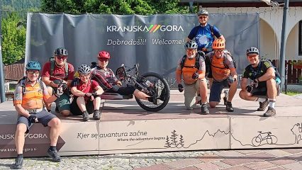 Mit dem Handbike über die Alpen