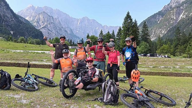 Mit dem Handbike über die Alpen