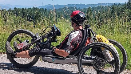 Mit dem Handbike über die Alpen