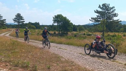 Mit dem Handbike über die Alpen