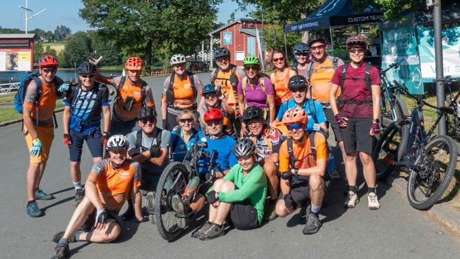 Traditionelle Mountainbike-Tour zum DAV-Sommerfest