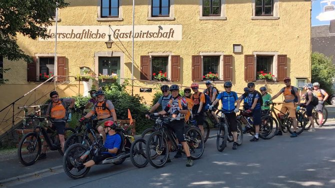 Traditionelle Mountainbike-Tour zum DAV-Sommerfest